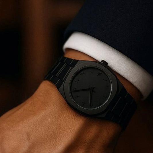 Black Arabic Aura Watch